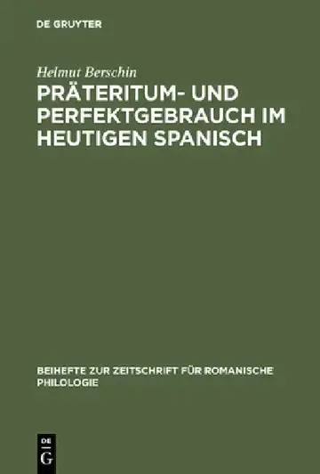 Cover of Präteritum- und Perfektgebrauch im heutigen Spanisch