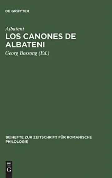 Cover of Los canones de Albateni