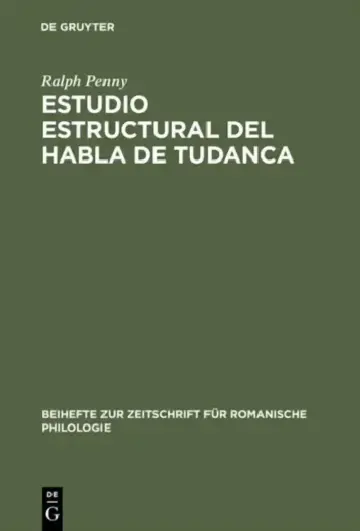 Cover of Estudio estructural del habla de Tudanca