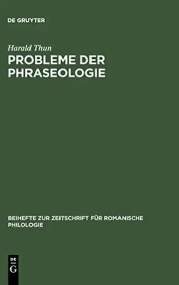Cover of Probleme der Phraseologie