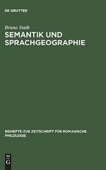 Cover of Semantik und Sprachgeographie