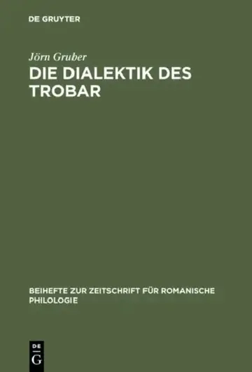 Cover of Die Dialektik des Trobar