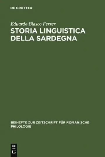 Cover of Storia linguistica della Sardegna