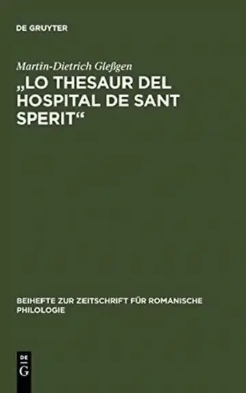 Cover of "Lo Thesaur del Hospital de Sant Sperit"