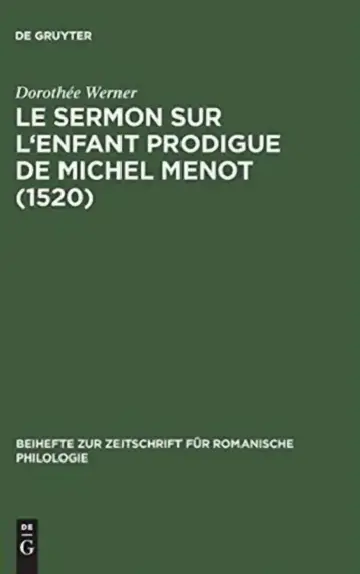 Cover of Le sermon sur l'Enfant prodigue de Michel Menot (1520)