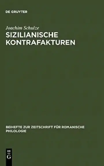 Cover of Sizilianische Kontrafakturen