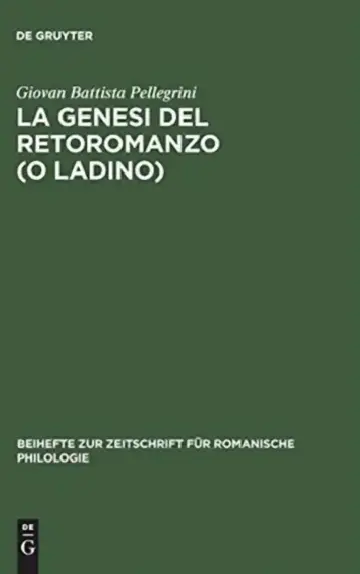 Cover of La genesi del retoromanzo (o ladino)