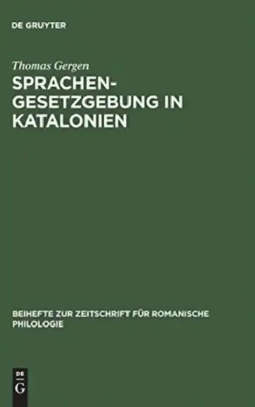 Cover of Sprachengesetzgebung in Katalonien