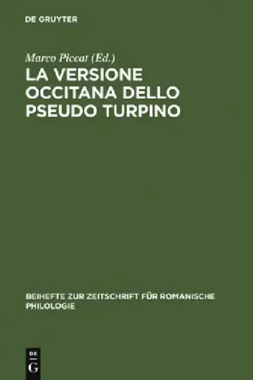 Cover of La versione occitana dello Pseudo Turpino