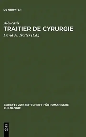 Cover of Traitier de Cyrurgie