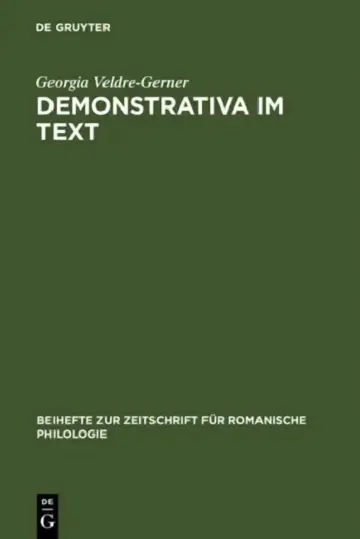 Cover of Demonstrativa im Text