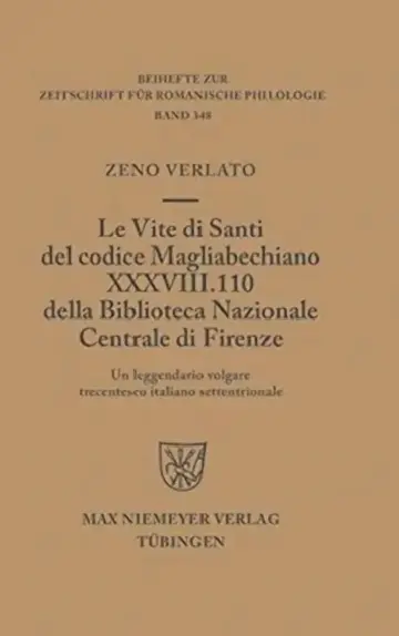 Cover of Le Vite di Santi del codice Magliabechiano XXXVIII. 110 della Biblioteca Nazionale Centrale di Firenze