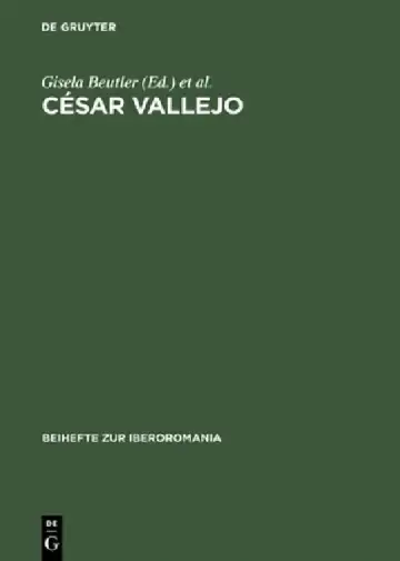 Cover of César Vallejo
