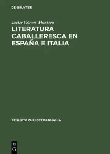 Cover of Literatura caballeresca en España e Italia
