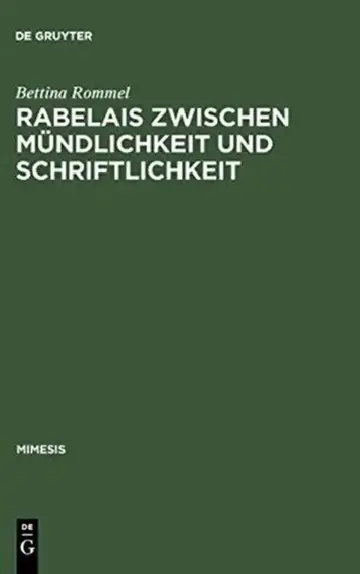 Cover of Rabelais zwischen Mündlichkeit und Schriftlichkeit