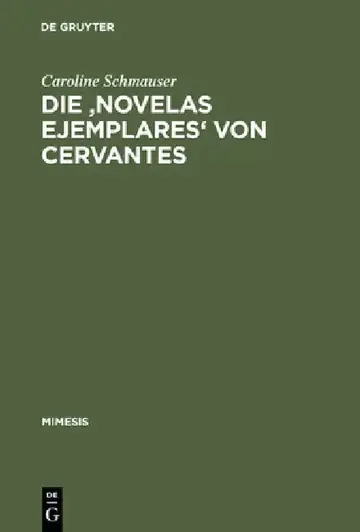 Cover of Die 'Novelas Ejemplares' Von Cervantes