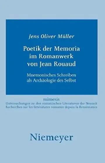 Cover of Poetik der Memoria im Romanwerk von Jean Rouaud