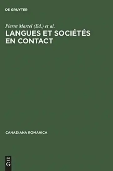 Cover of Langues Et Sociétés En Contact