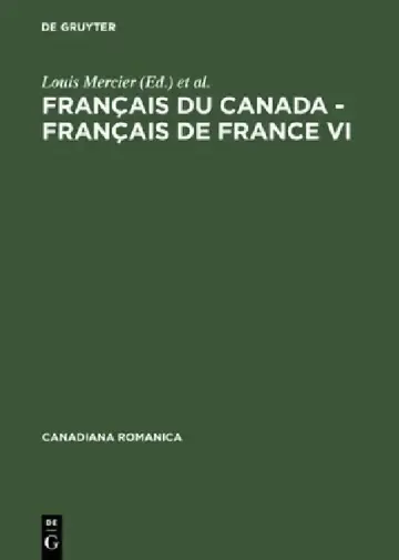Cover of Français du Canada - Français de France VI