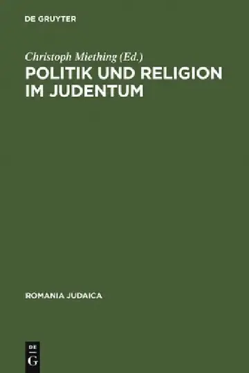 Cover of Politik und Religion im Judentum