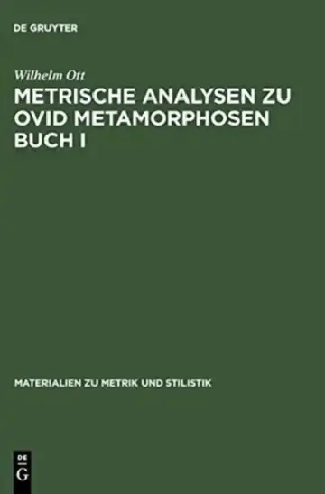 Cover of Metrische Analysen Zu Ovid Metamorphosen Buch I