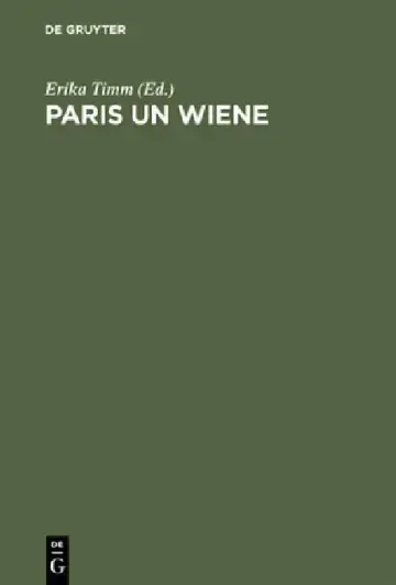 Cover of Paris un Wiene