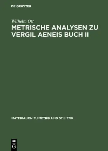Cover of Metrische Analysen Zu Vergil Aeneis Buch II
