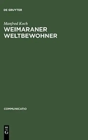 Cover of Weimaraner Weltbewohner