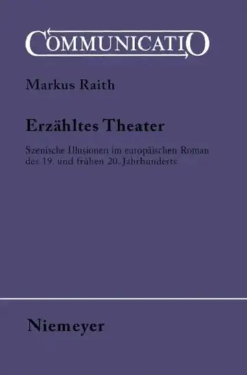 Cover of Erzähltes Theater