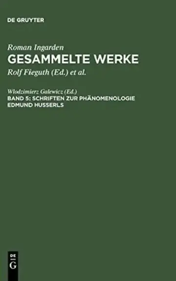 Cover of Schriften Zur PH Nomenologie Edmund Husserls