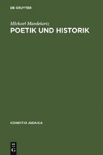 Cover of Poetik und Historik