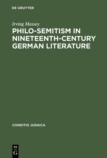 Cover of Philo-Semitism in Nineteenth-Century German Literature