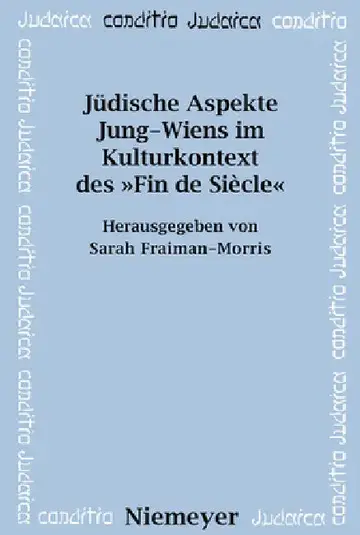 Cover of Jüdische Aspekte Jung-Wiens Im Kulturkontext Des »Fin de Siècle«