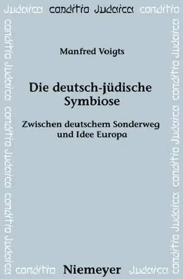 Cover of Die deutsch-jüdische Symbiose