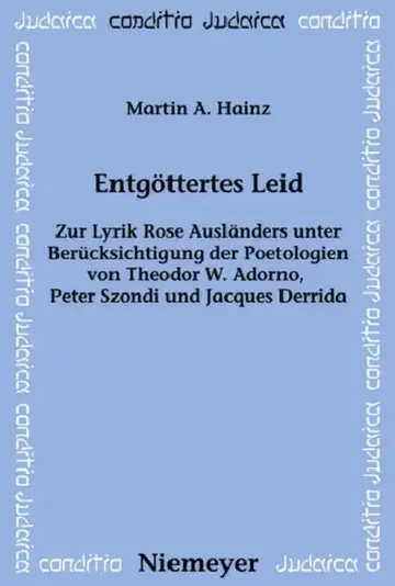 Cover of Entgöttertes Leid