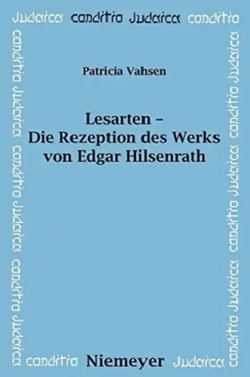 Cover of Lesarten - Die Rezeption des Werks von Edgar Hilsenrath