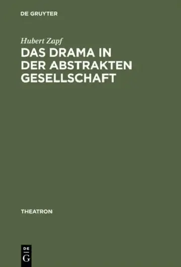 Cover of Das Drama in der abstrakten Gesellschaft