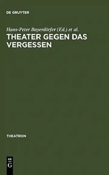Cover of Theater gegen das Vergessen