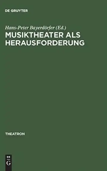 Cover of Musiktheater als Herausforderung