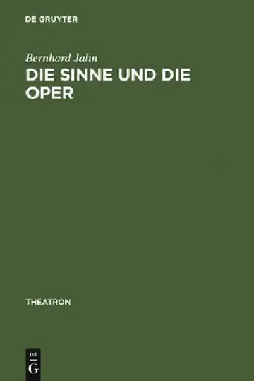 Cover of Die Sinne Und Die Oper