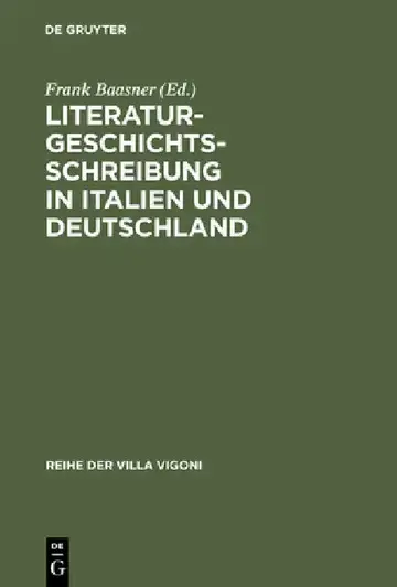 Cover of Literaturgeschichtsschreibung in Italien und Deutschland