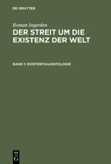 Cover of Existentialontologie
