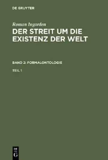 Cover of Roman Ingarden