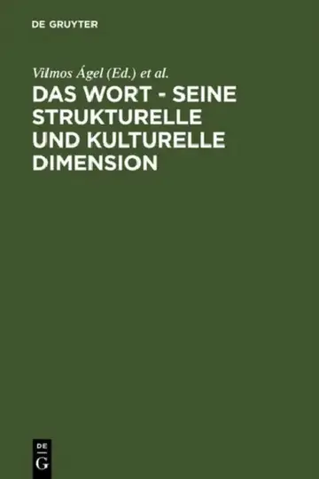 Cover of Das Wort - Seine strukturelle und kulturelle Dimension
