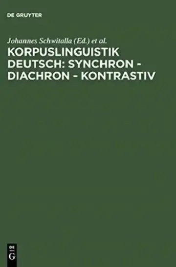 Cover of Korpuslinguistik deutsch