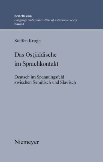 Cover of Das Ostjiddische im Sprachkontakt