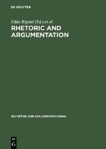 Cover of Rhetoric and Argumentation