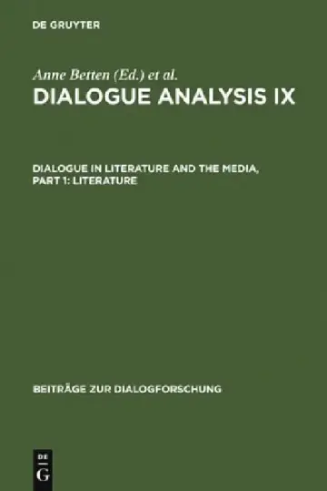 Cover of Dialogue Analysis IX