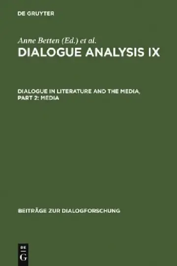 Cover of Dialogue Analysis IX