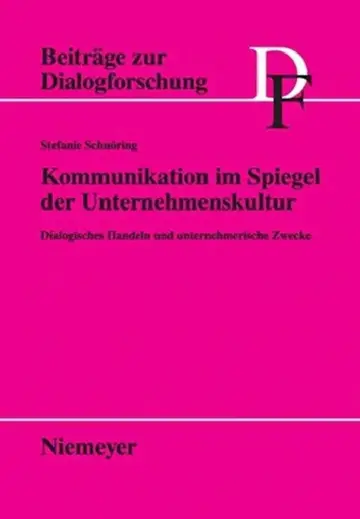 Cover of Kommunikation im Spiegel der Unternehmenskultur